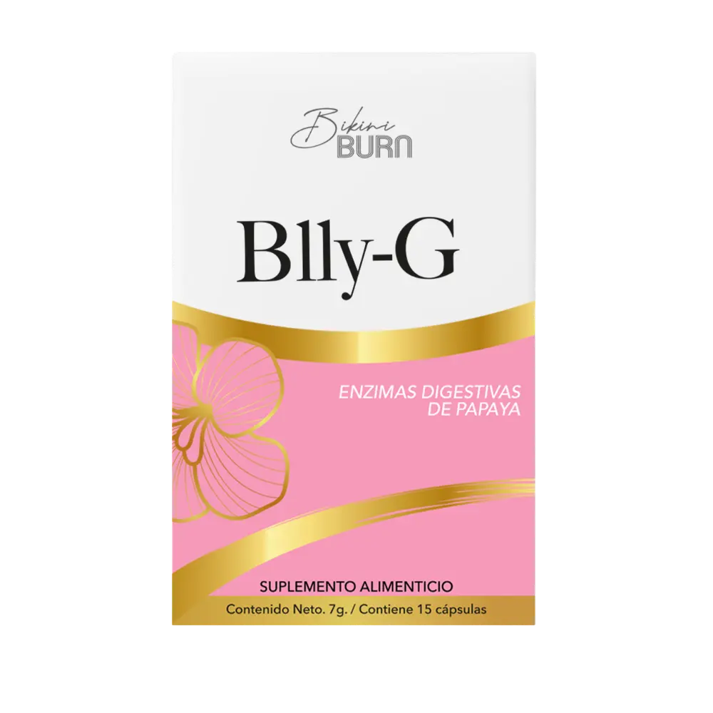 Blly-G Papaya & Toronja Enzimas Digestivas de 15 cápsulas Bikini Burn