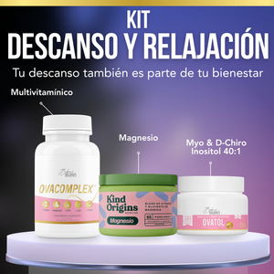 Bikini Burn Kit Descanso Ovatol + Magnesio + Ovacomplex