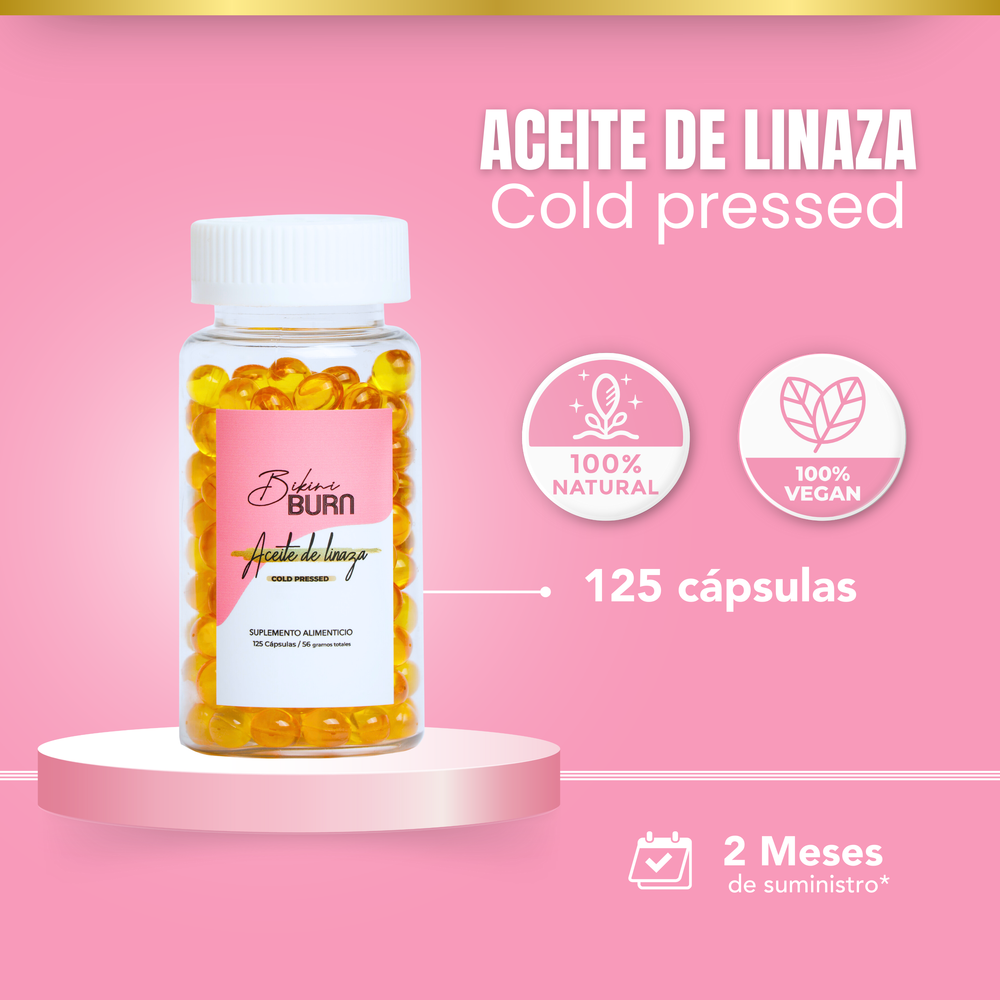 Aceite de Linaza Con Omegas 450 mg 125 cápsulas