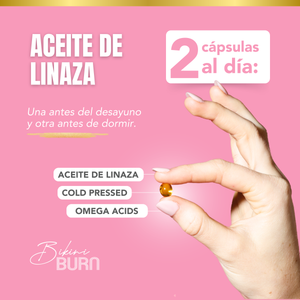 Aceite de Linaza Con Omegas 450 mg 125 cápsulas