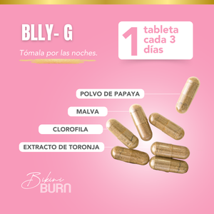 Blly-G Papaya & Toronja Enzimas Digestivas de 15 cápsulas