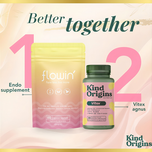 Vitex Agnus Castus 400 mg (Sauzgatillo), 90 Cápsulas Veganas, Suplemento Herbal para el Bienestar Femenino, 3 Meses Kind Origins