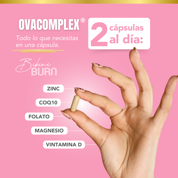 Ovacomplex Multivitamínico D3 + Zinc + Magnesio + Folato + CoQ10 en Tabletas