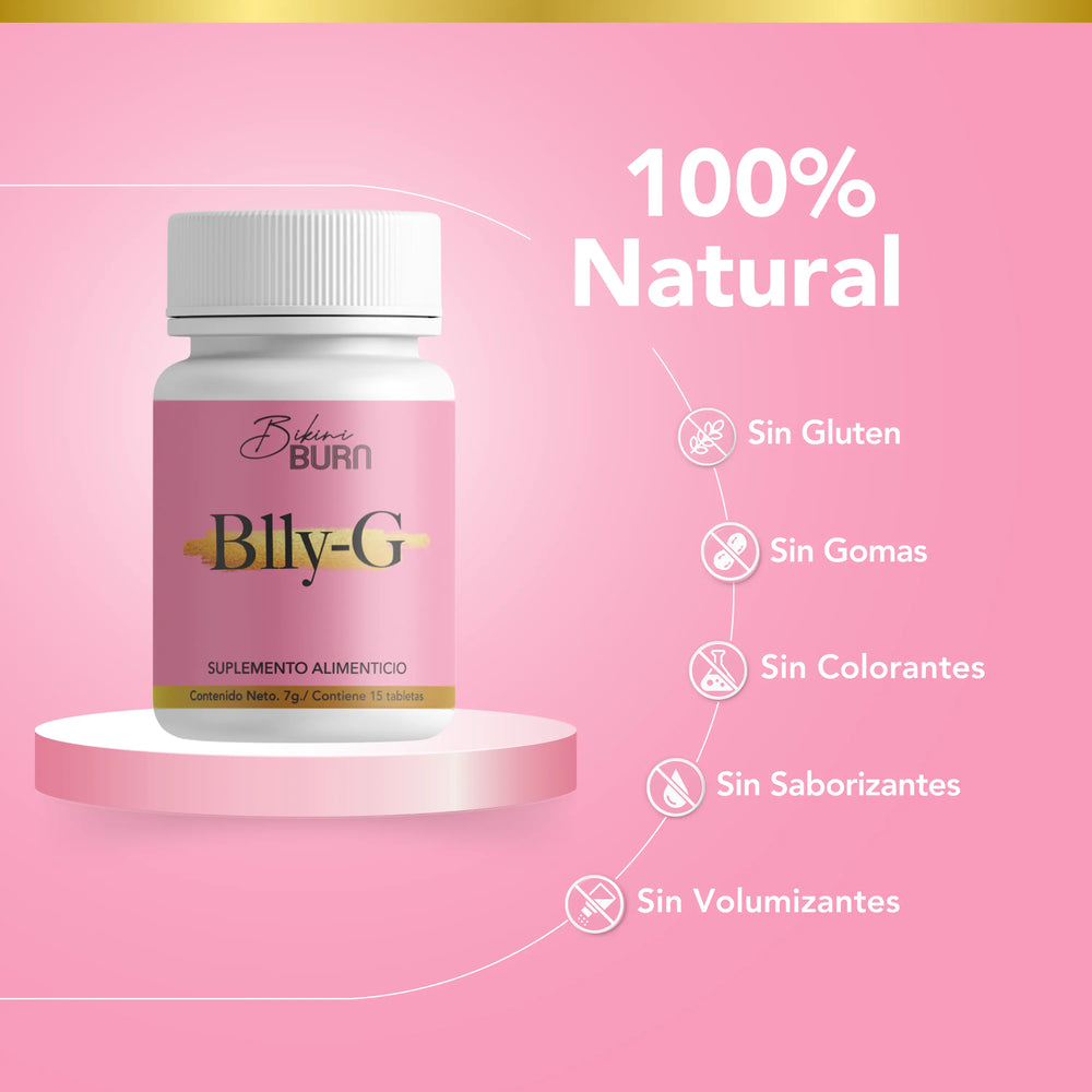 Blly-G Papaya & Toronja Enzimas Digestivas de 15 cápsulas Bikini Burn