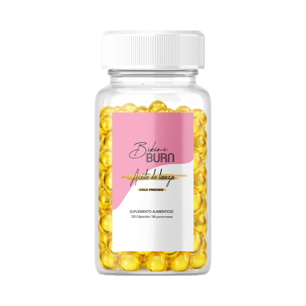 Aceite de Linaza Con Omegas 450 mg 125 cápsulas