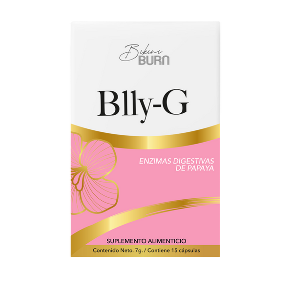 Blly-G Papaya & Toronja Enzimas Digestivas de 15 cápsulas