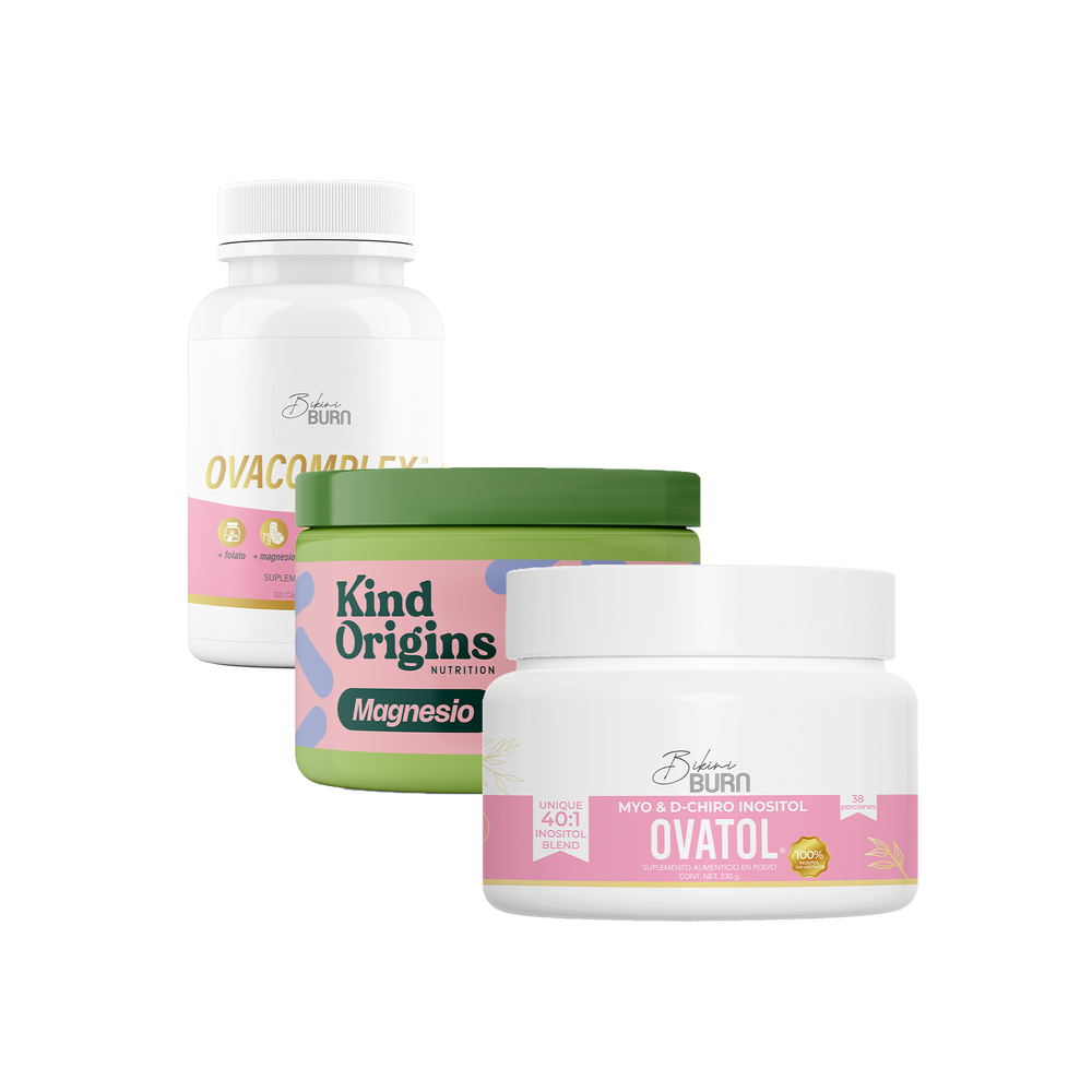 Bikini Burn Kit Descanso Ovatol + Magnesio + Ovacomplex