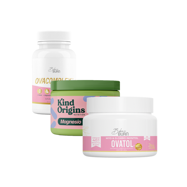 Bikini Burn Kit Descanso Ovatol + Magnesio + Ovacomplex