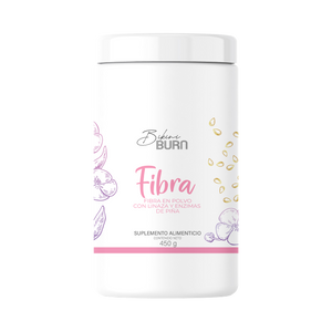 Fibra Natural Linaza + Nopal + Enzimas 450g en Polvo