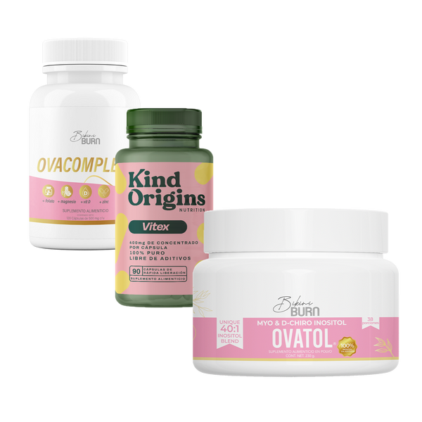 Bikini Burn Kit Hormonal Ovatol + Ovacomplex + Vitex