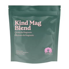 Citrato de Magnesio y Glicinato de Magnesio en Polvo | 30 días | 4000mg | Puro de Alta Absorción y Biodisponibilidad para Relajación Nocturna y Digestiva Kind Origins