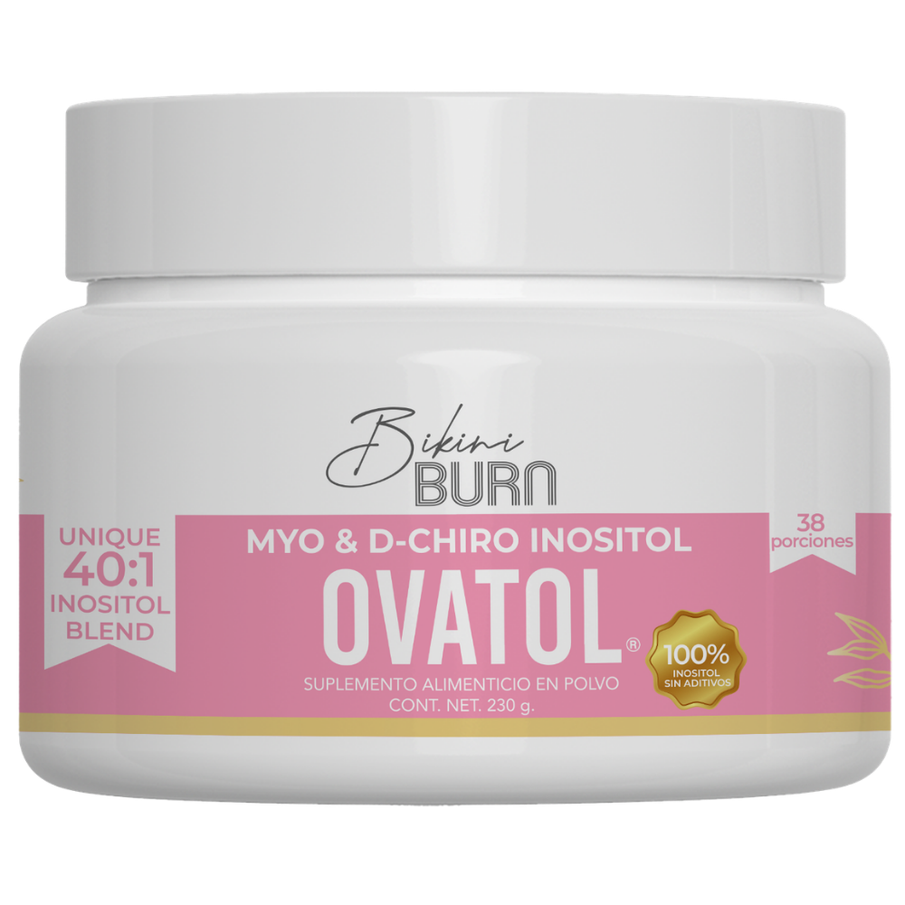 Inositol Ovatol con Myo Inositol y D-Chiro en Polvo con Radio 40:1, 230g