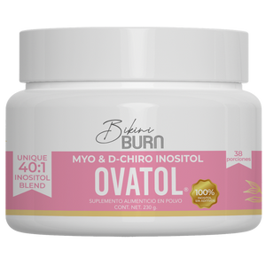 Inositol Ovatol con Myo Inositol y D-Chiro en Polvo con Radio 40:1, 230g